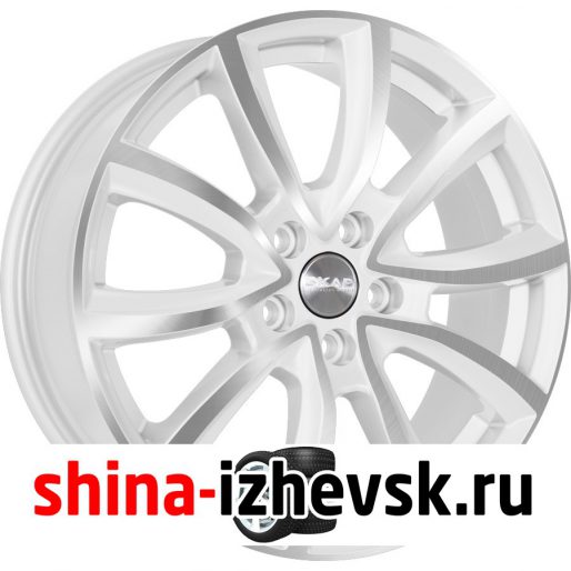 Колесный диск СКАД Онтарио 7xR17 5×114.3 ET35 DIA67.1 белый с полированной лицевой частью в Ижевске
